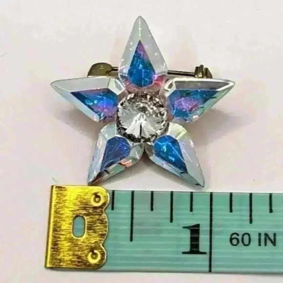 Aurora Boreallis Star Pin Brooch Pin EUC - Picture 4 of 6
